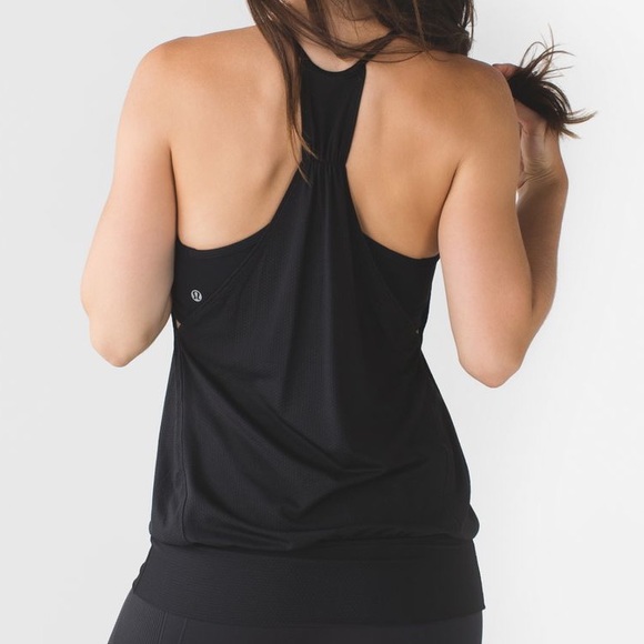 Lululemon no limits black tank top - Picture 2 of 10